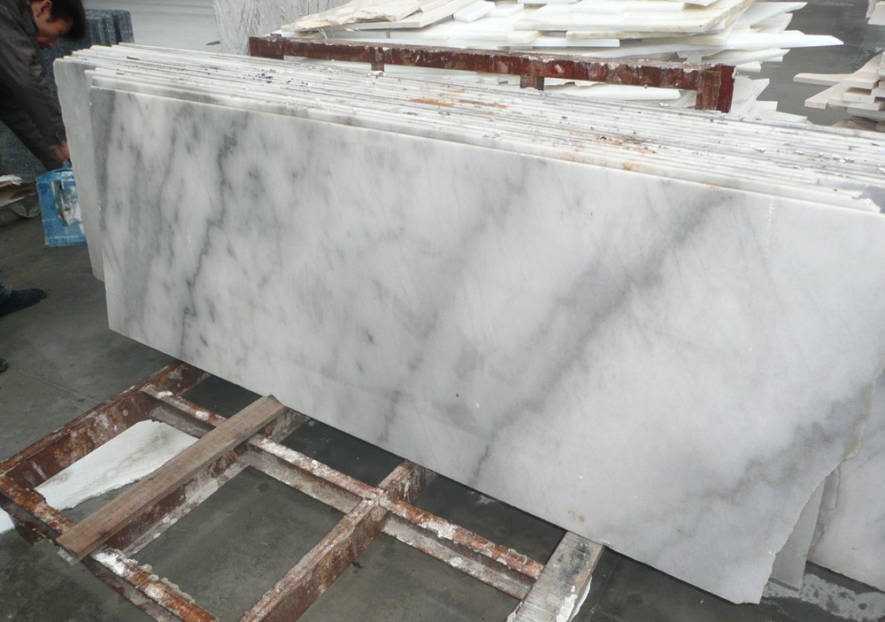 guangxi white marble strips